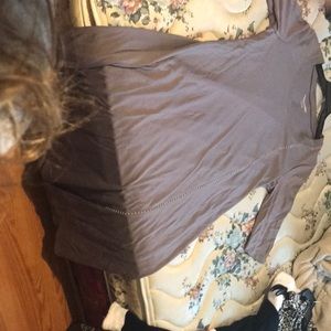 Soft Surroundings. Petite XL. Purple, long, quarter sleeve dress